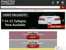 Tablet Screenshot of phastekperformance.com